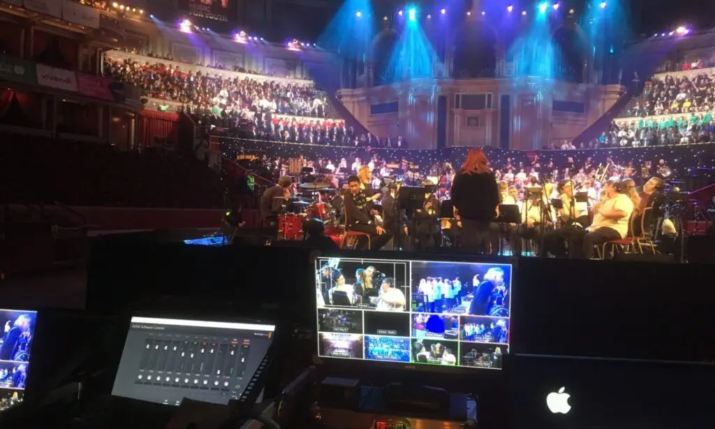 view of The Royal Albert Hall from the directors seat
